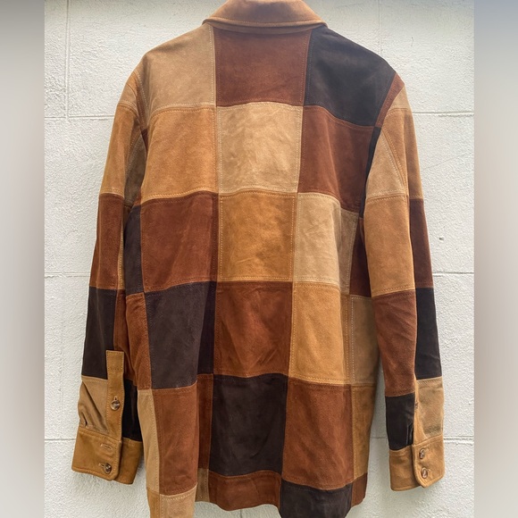 Vintage Arnold Brant Men”s Suede Patch Shirt Jacket Size M- 10/10 Condit… - Picture 6 of 13